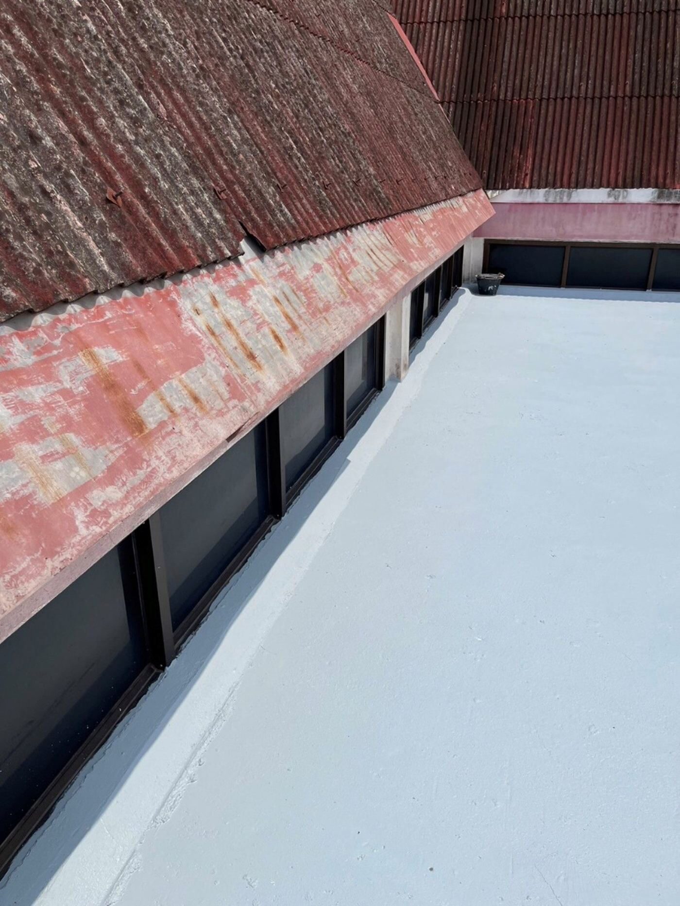 Waterproof coating application